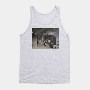 Farmhouse Kitchen, 19th century vintage photo, United States Tank Top